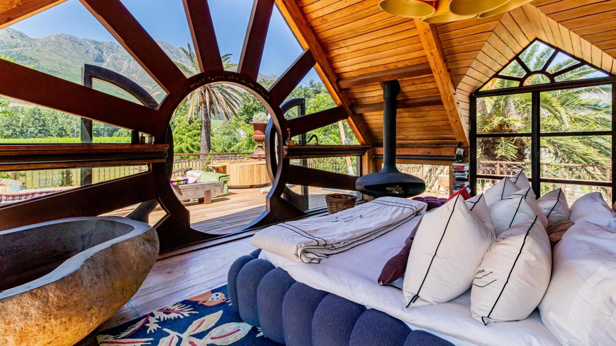Farm stay Extraordinary Barn Loft At Animal Sanctuary Franschhoek